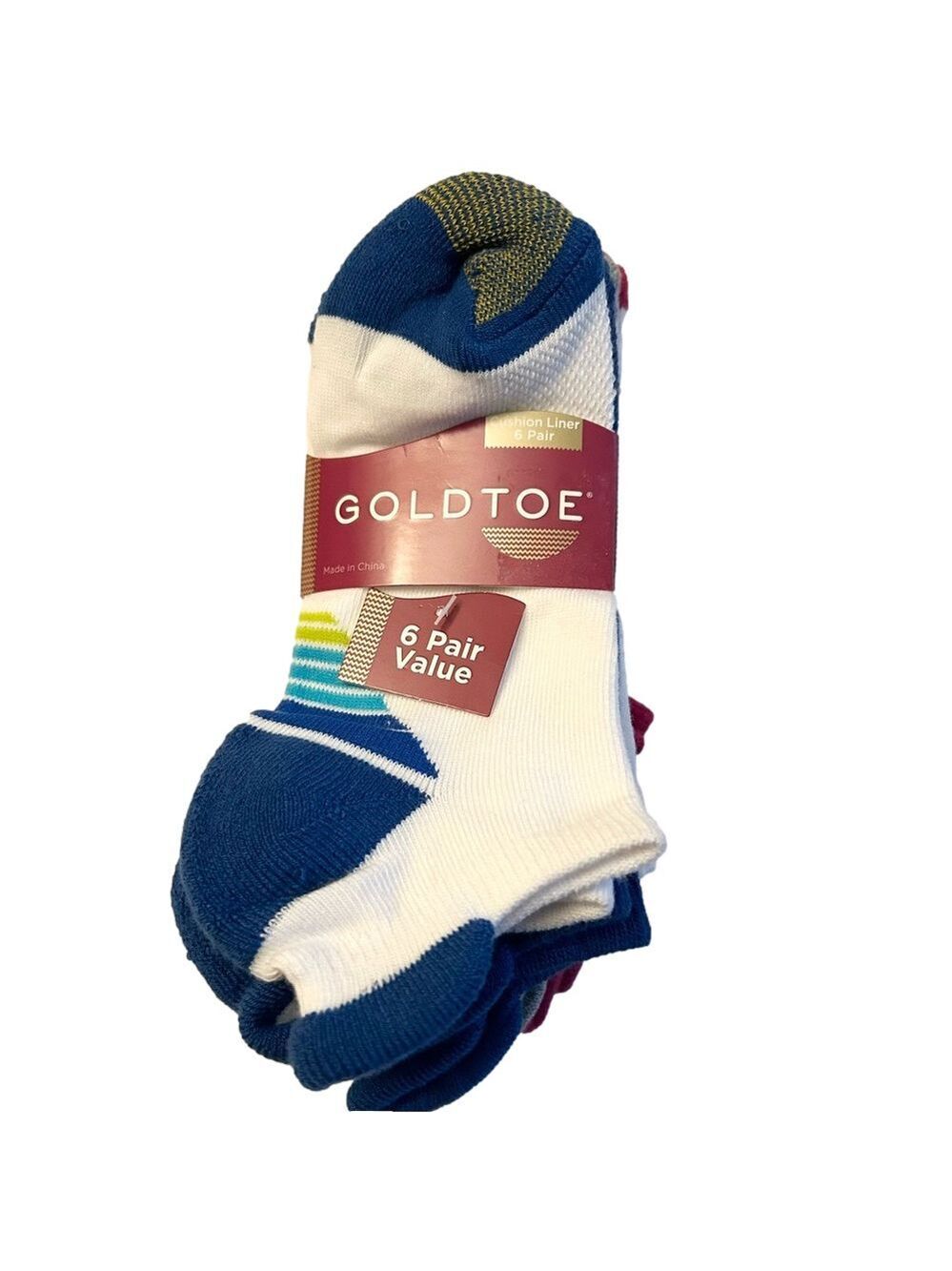 Gold toe 6 Pairs of Women’s Socks Size 9 to 11 NWT
